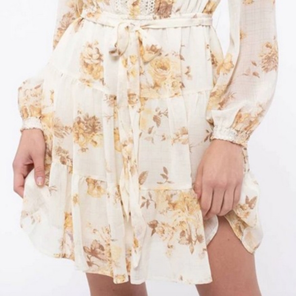 LOVE IS A ROSE❣️NEW Floral Boutique Mini Dress - Picture 4 of 8